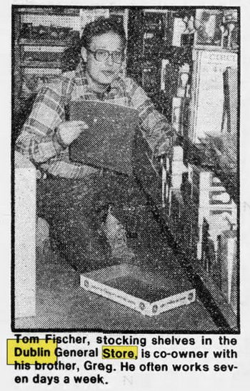 Dublin General Store - Dec 26 1982 Article